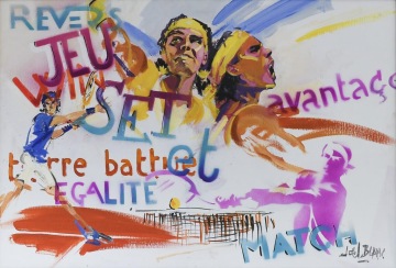 Jöel Blanc – „tenisový umělec“ z Roland Garros